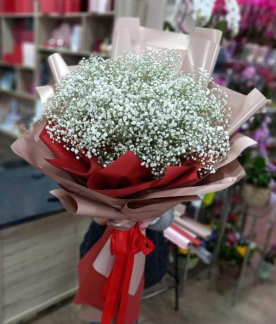 Букет цветов из: Гипсофила в Грибановском