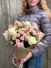 Букет цветов из:  Розы в Грибановском